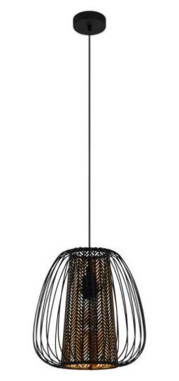 EGLO CURASAO pendant light black gold
