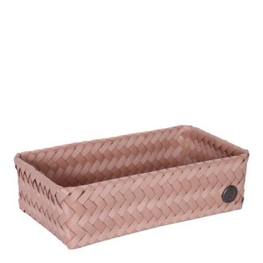 Handed By Fit Double Tiny oppbevaringskurv 24x12x7 cm copper blush Handed By Fit Double Tiny oppbevaringskurv 24x12x7 cm copper blush