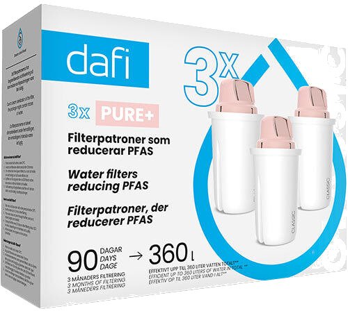Dafi Filterpatroner 3-Pack Pure + 3-pack Dafi Filterpatroner 3-Pack Pure + 3-pack