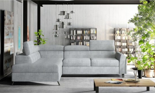 Seksjon Eltap Kairos 265x200x92 cm Omega 02 Grå Venstre