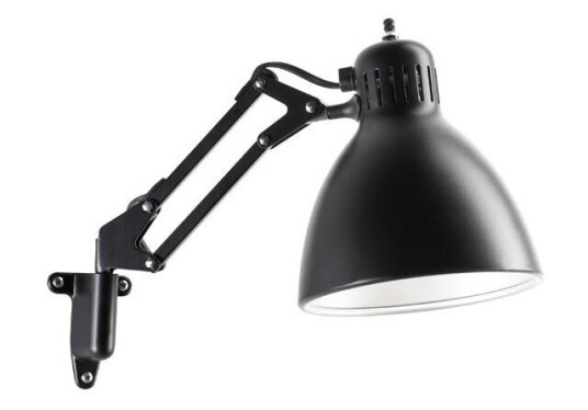 Nordic Living Archi W1 Vegglampe Matt Svart