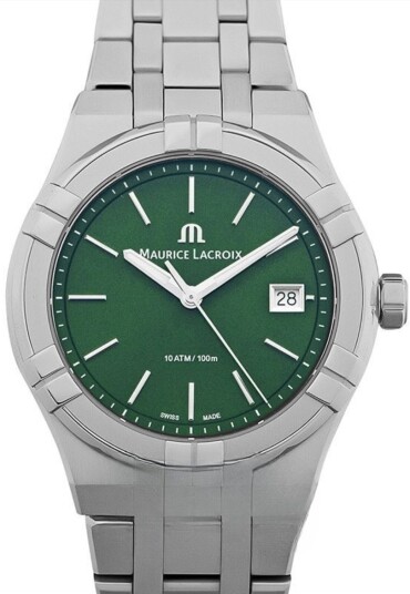 Maurice Lacroix Herreklokke AI1108 SS002 630 1 Aikon Grønn/Stål