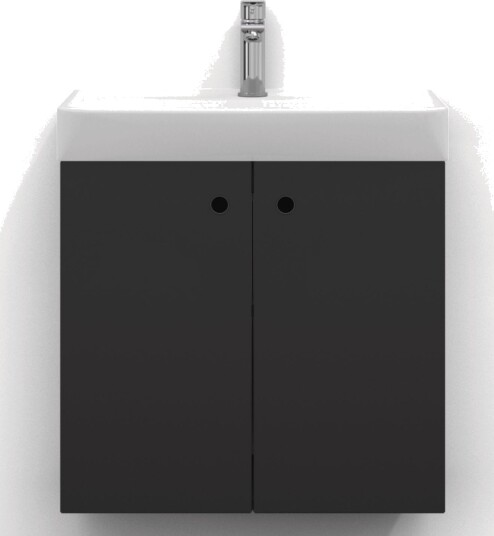 Svedbergs Intro Slim Servantskap D35 med 2 Dører Grafittgrå / 60x35cm