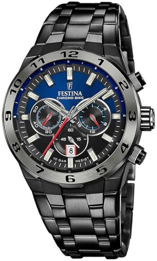Festina Herreklokke F20673 1 Chrono Bike Flerfarget/Stål Ø44.5 mm Festina Herreklokke F20673 1 Chrono Bike Flerfarget/Stål Ø44.5 mm
