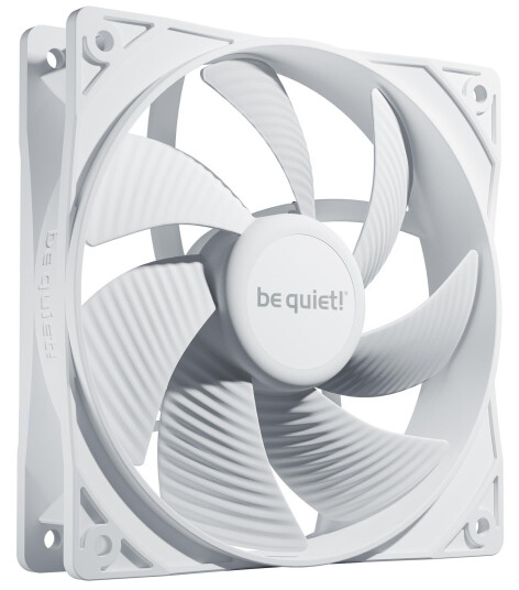 be quiet! Pure Wings 3 120mm PWM Vifte Hvit med 84,8 m³/t Luftstrøm be quiet! Pure Wings 3 120mm PWM Vifte Hvit med 84,8 m³/t Luftstrøm