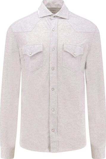 Brunello Cucinelli Herre Skjorter Hvit M,