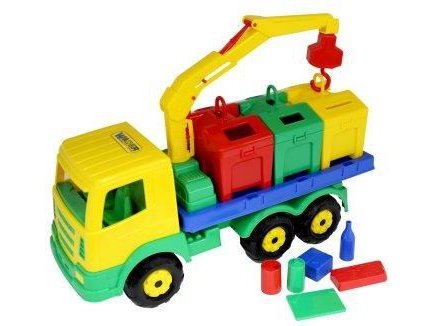 Wader Container Lastebil I Et Nett 44181 Polesie