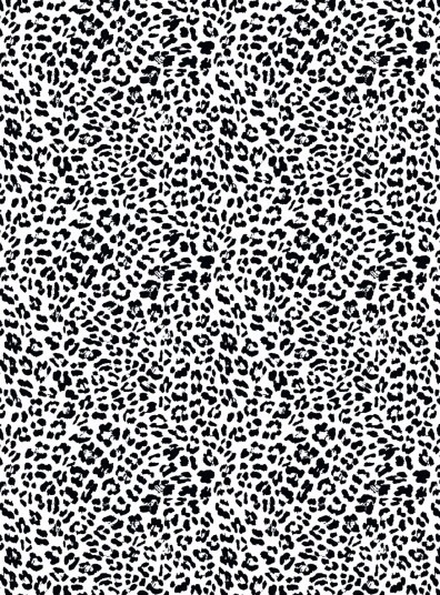 Wilton teppe Leopard svart/hvit Størrelse: 200 x 280 cm