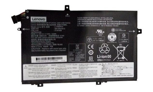 Simplo L17m3p54 - Batteri Til Bærbar Pc - Litiumion - 3-Cellers - 4120 Mah - 45 Wh - Fru - For Thinkpad L14 Gen 1  L15 Gen 1  L480  L490  L580  L590