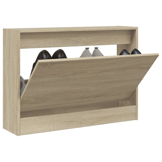 Skoskap sonoma eik 80x21x57 cm konstruert tre 8721012381483