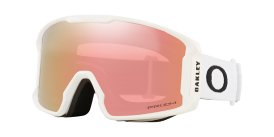 Oakley Line Miner M Skibriller Matte White med Prizm Rose Gold