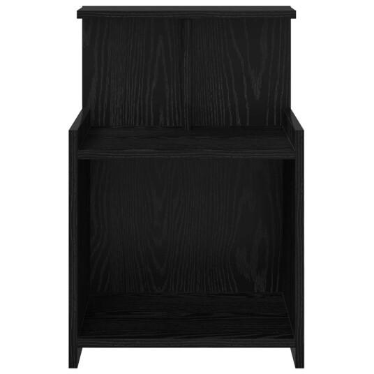 Nattbord i svart eik 40 x 35 x 60 cm Konstruert tre Nattbord i svart eik 40 x 35 x 60 cm Konstruert tre