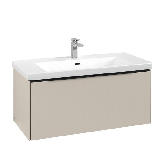 Villeroy & Boch Subway 3.0 Servantskap m/1 skuff 973x429x478 mm Lys Grå Matt