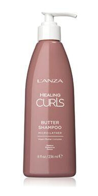 Lanza Healing Curls Butter Sjampo 236 ml - Fuktgivende for Krøllete Hår Lanza Healing Curls Butter Sjampo 236 ml - Fuktgivende for Krøllete Hår