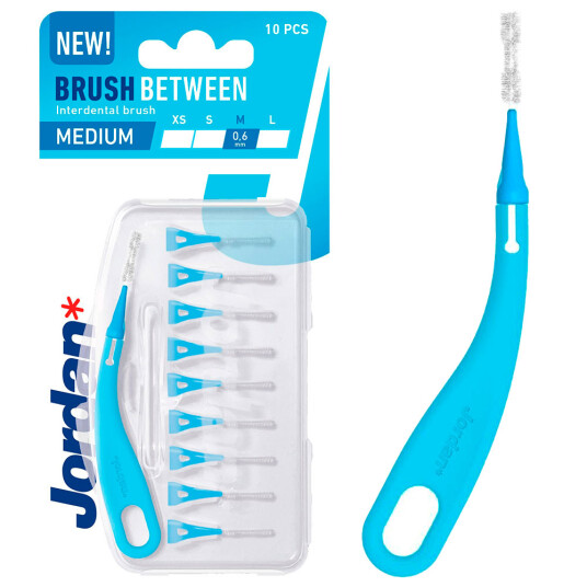 Jordan Brush Between NY Brush Between M 0,6 mm BLÅ Jordan Brush Between NY Brush Between M 0,6 mm BLÅ