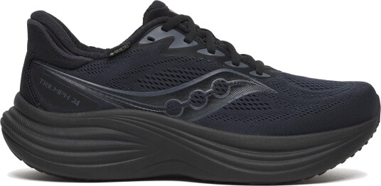 Saucony Men"s Triumph 24 GORE TEX Triple Black 48