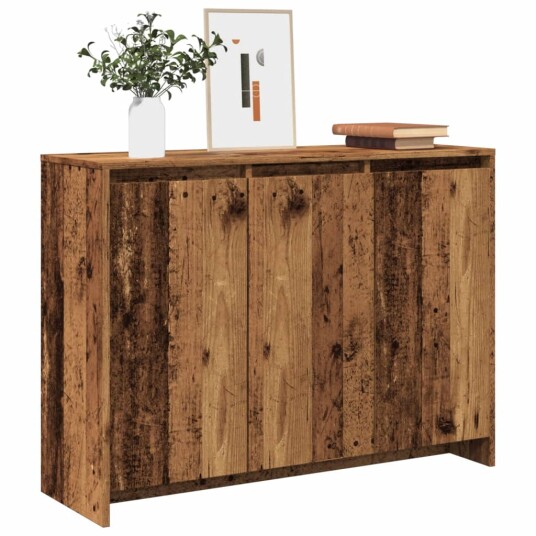 Skjenk gammelt tre 102x33x75 cm konstruert tre 8721158441195