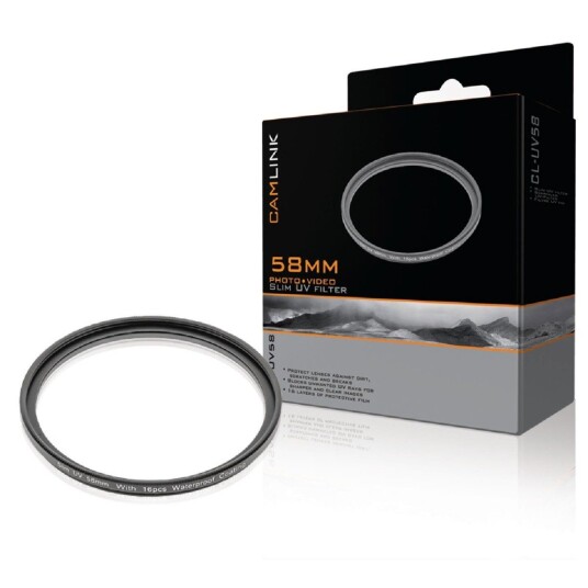 CAMLINK SLIM UV FILTER 58 MM