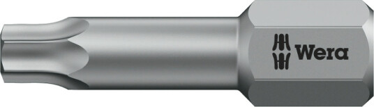 Wera 867/1 TZ Torx Bit 25 mm med 1/4" Seksantfeste Størrelse 20 - Elektroverktøy Tilbehør