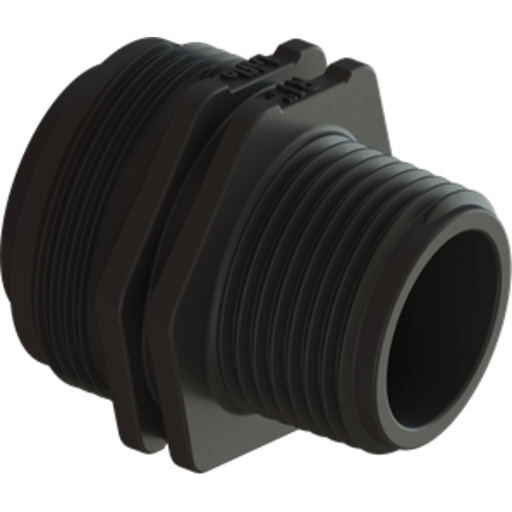 Isiflo 40mm Eco Line Overgangsmutter Utvendig Gjenge for Hydraulikk