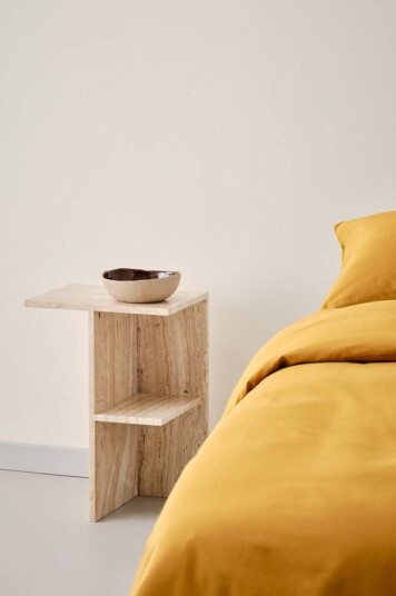 MELETO Nattbord høyre Beige