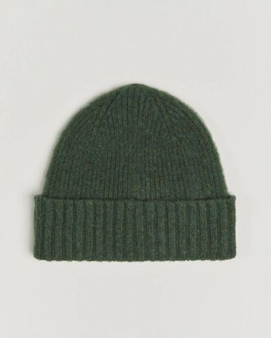 Robert Mackie Rona Ribbed Shaggy Lambswool Beanie Green Robert Mackie Rona Ribbed Shaggy Lambswool Beanie Green