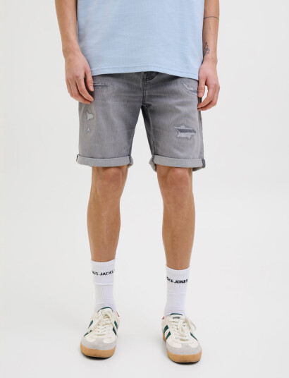 Jack & Jones Jjirick Jjicon I.k. Shorts Ge 064 - Grey - S