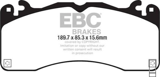EBC Brakes DP43040R Bremseklosser