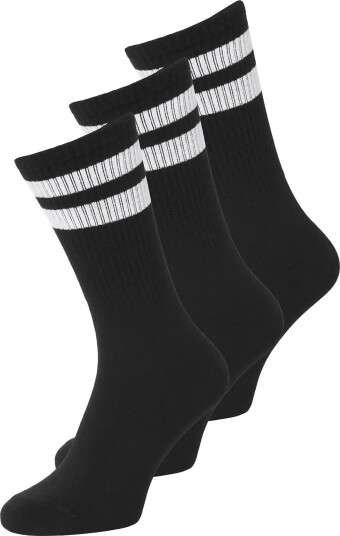 Jack & Jones Jactravis Tennis Sock 3 Pack Noos Black ONE SIZE