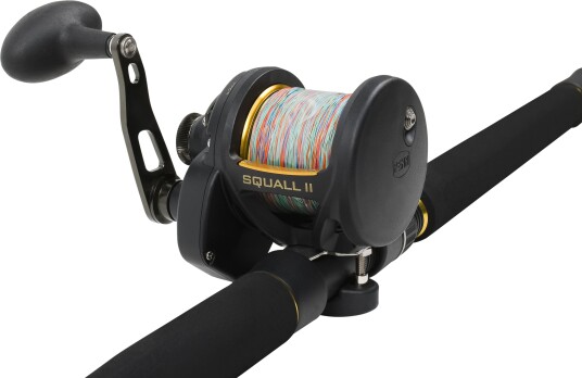 Penn Squall Travel Lever Drag Havfiskesett 4-Delt 7" 20-30lb Penn Squall Travel Lever Drag Havfiskesett 4-Delt 7" 20-30lb