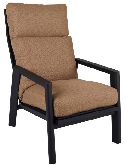 Brafab Slide posisjonslenestol Svart med brun pute Svart Brafab Slide posisjonslenestol Svart med brun pute Svart