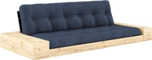 Karup Design Base Sovesofa Med Sideboks Black Night/737 Marineblå