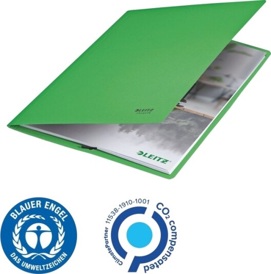 Leitz Recycle   Filmappe   For A4 210 X 297 Mm   Kapasitet: 250 Ark   Grønn