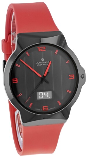 Junghans Herreklokke 18/1402.00 Force Mega Solar Gummi Ø40.4 mm