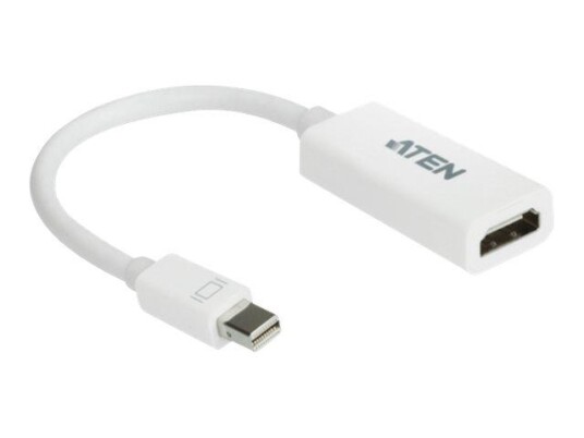 Aten Mini DisplayPort til HDMI Adapter 19 cm Hvit Aten Mini DisplayPort til HDMI Adapter 19 cm Hvit