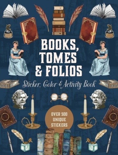 Books Tomes & Folios Sticker Color & Activity Book