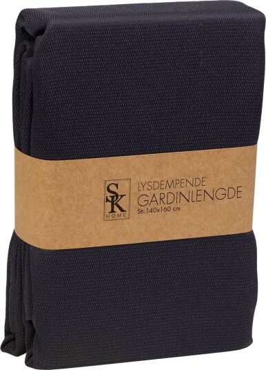 SK Home Lysdempende gardin Nina 140x160 Mørkegrå 140x160