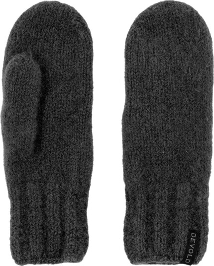 Devold Nansen Wool Mitten Anthracite L