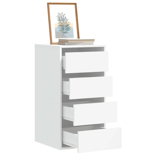 Kommode hvit 40x41x76 cm konstruert tre Kommode hvit 40x41x76 cm konstruert tre