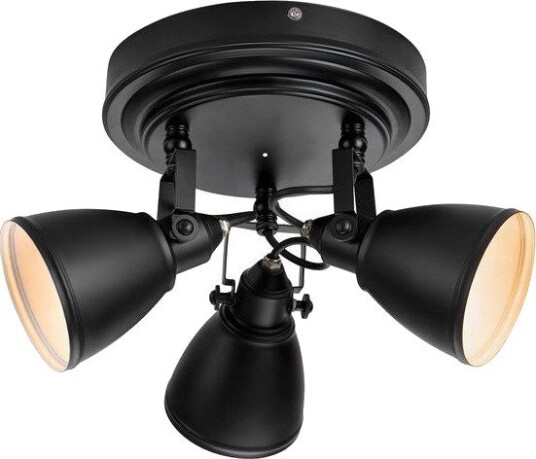 Markslöjd Fjällbacka Taklampe 3 IP44 Svart 1697927-01-0 1646338-02-0