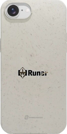 Phonecases3D iPhone 16e IL Runar komposterbart deksel, hvit