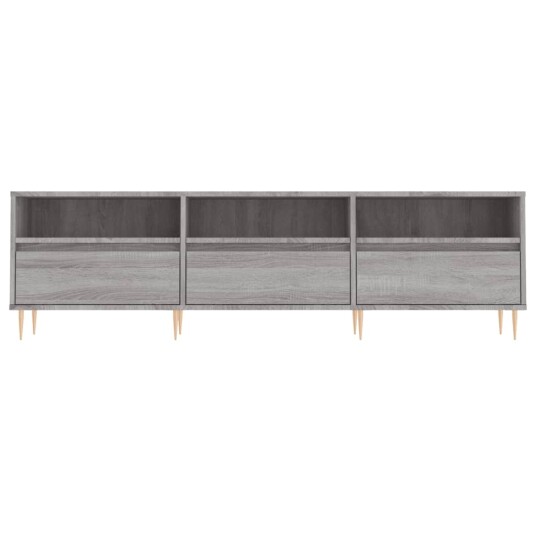 vidaXL TV-benk grå sonoma 150x30x44,5 cm konstruert tre 8720845875015 vidaXL TV-benk grå sonoma 150x30x44,5 cm konstruert tre 8720845875015