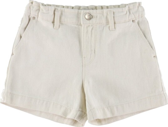 Kids Only Kogcomet Wide Dnm Ecru Shorts Pim   Cream   128