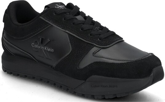 Calvin Klein Toothy Runner Irregular Lines TRIPLE BLACK 45 x 45 Calvin Klein Toothy Runner Irregular Lines TRIPLE BLACK 45 x 45