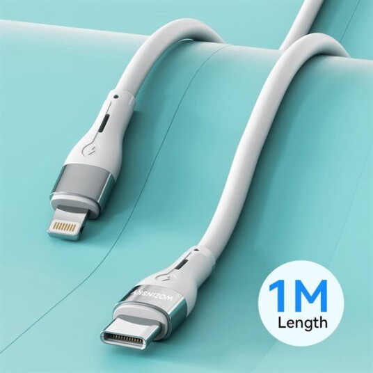 Wozinsky WSTCL1 USB C to Lightning PD 27W 1m White Wozinsky WSTCL1 USB C to Lightning PD 27W 1m White
