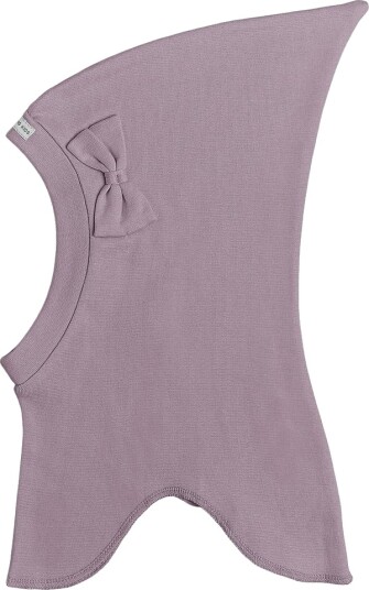 Racing Kids Balaclava Med Sløyfe Dusty Lavender