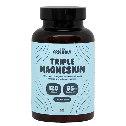 Triple Magnesium kapsler 95mg per bisglycinate taurate and malate Triple Magnesium kapsler 95mg per bisglycinate taurate and malate