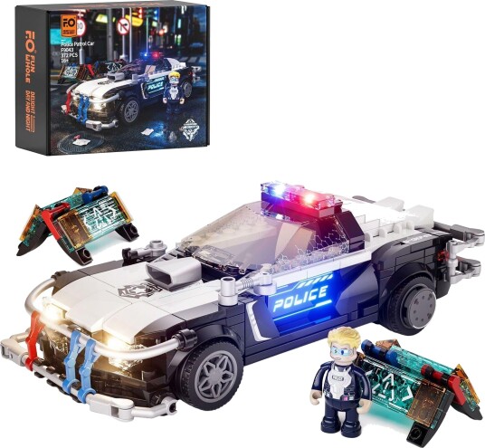 Lumibricks Politibil Byggesett 372 Deler