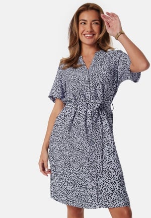 Object Collectors Item Objjacira S/S Shirt Dress Blue/Patterned 42 Object Collectors Item Objjacira S/S Shirt Dress Blue/Patterned 42