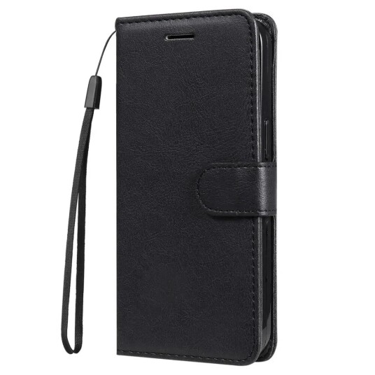 INCOVER Honor 90 Lite Kunstskinn Deksel m. Stropp og Lommebok - Svart